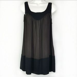 Zara basic long top, sheer blouse, size Small.